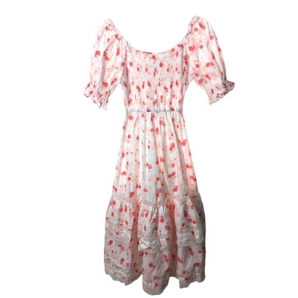 LoveShackFancy x Target Cosette Dress Cottagecore Floral Midi NWT Prairie XS - Picture 3 of 11